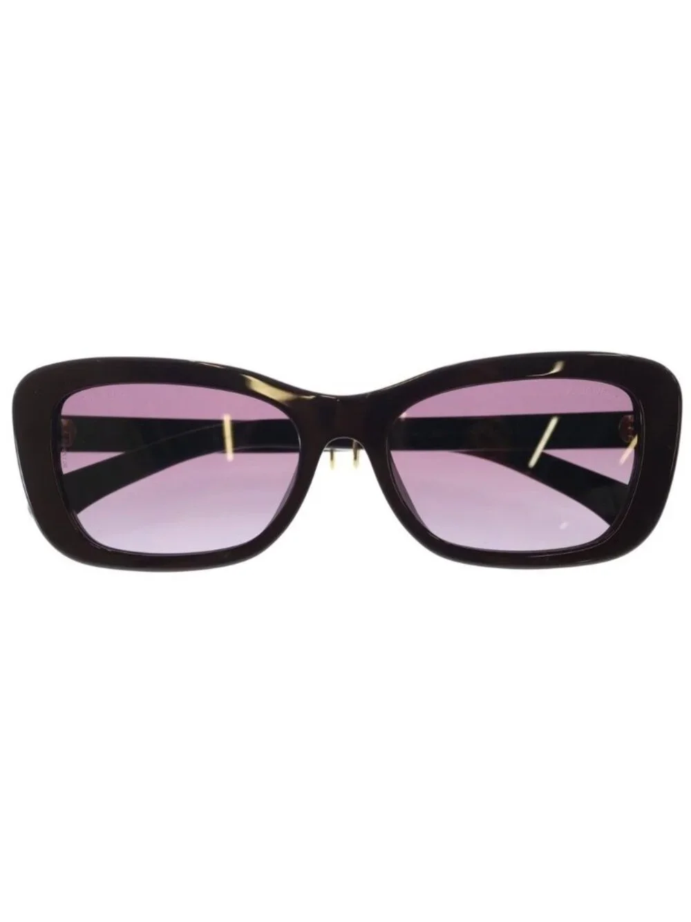 Chanel CC Logo Chain Sunglasses Wine Red 54 17 Gold Eyewear
